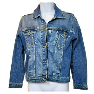 Zara‎ Kids Denim Trucker Jacket 11–12 (152) | Cotton Denim | Blue | Classic